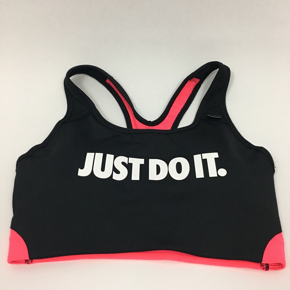 Nike Just Do It Med Support Training Sports Bra !H